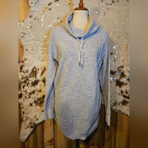 Cozy Gray Women's Maternity Sweater